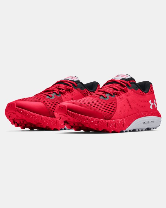 Men's UA Charged Bandit Trail Running Shoes, Red, pdpMainDesktop image number 3